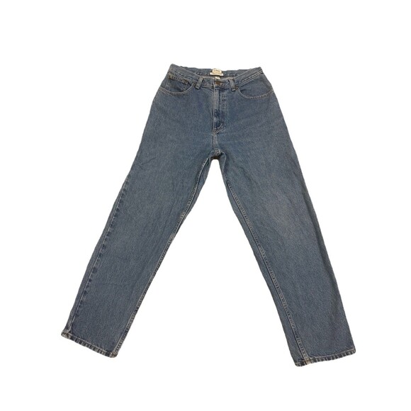 LL Bean Jeans Women’s 10 R Original Fit Relaxed Straight Leg Medium Wash Jeans - Picture 1 of 6